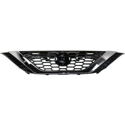 Rareelectrical - New Chrome Shell Grille Assembly Compatible With Nissan Sentra Sr Turbo 4 Cyl 1.6L Sentra Sr 4 Cyl - Image 4