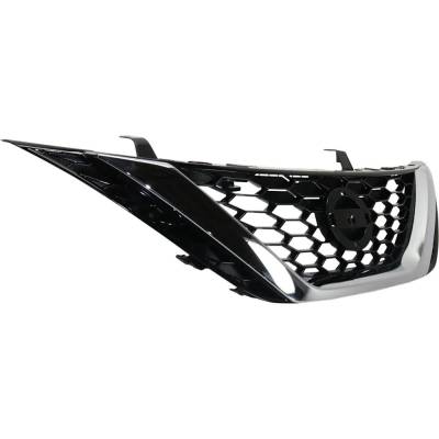 Rareelectrical - New Chrome Shell Grille Assembly Compatible With Nissan Sentra Sr 4 Cyl 1.8L Sentra S 4 Cyl 1.8L Sv - Image 2