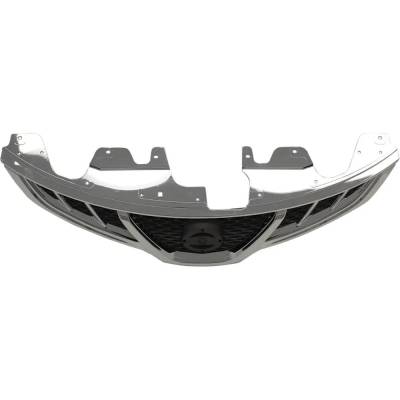 RAREELECTRICAL - New Chrome Shell Grille Assembly Compatible With Nissan Murano Crosscabriolet 6 Cyl 3.5L Murano S 6 - Image 4