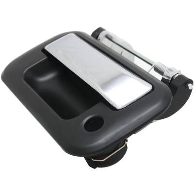 Rareelectrical - New Chrome Lever Tailgate Handle Compatible With Ford F-250 Super Duty Lariat F-150 Xl F-450 Super - Image 2