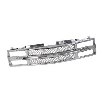 Rareelectrical - New Mesh Insert Grille Assembly Compatible With Chevrolet C3500 Cheyenne 8 Cyl 7.4L C2500 Wt 8 Cyl - Image 4