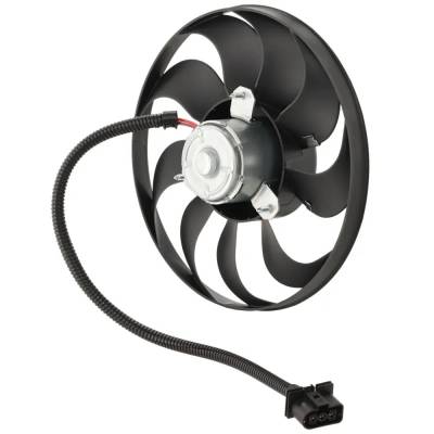 Rareelectrical - New Right Cooling Fan Assembly Compatible With Volkswagen Beetle Sport 4 Cyl 1.8L Golf Highline 5 - Image 1