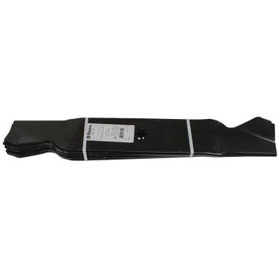 Rareelectrical - Hi-Lift Blade 21-3/16 In 6 Pack 6 Pt Star Hole 3 In Wide Compatible With Troy-Bilt Pony Bronco Cub - Image 2