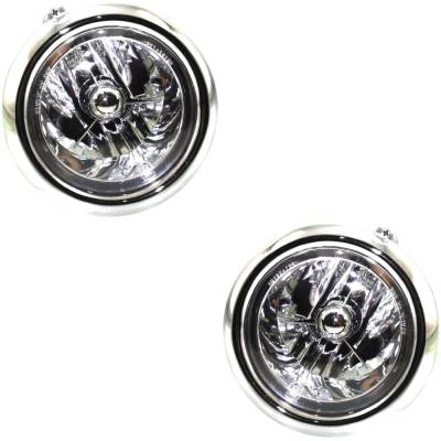 Rareelectrical - New Pair Of Daytime Running Lights Compatible With Hyundai Santa Fe 2.4L 2.7L 3.5L 2001 2002 2003 - Image 1