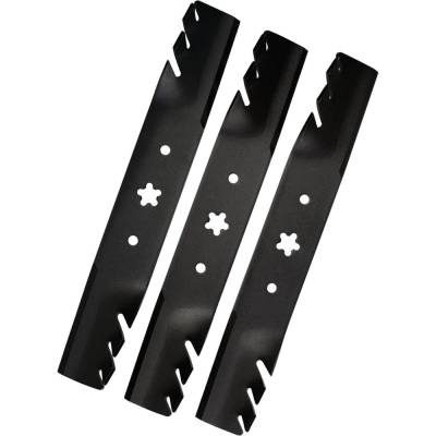 Rareelectrical - Toothed Blade Compatible With Craftsman Husqvarna Yth24k48 Yth2248 Gth2448t Yta24v48 Poulan Pro Ayp - Image 2