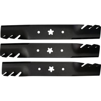 Rareelectrical - Toothed Blade Compatible With Craftsman Husqvarna Yth24k48 Yth2248 Gth2448t Yta24v48 Poulan Pro Ayp - Image 4