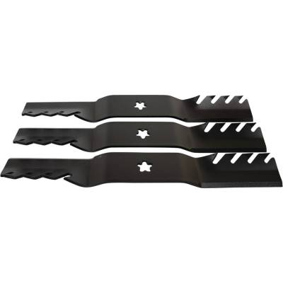 Rareelectrical - Toothed Blade Compatible With Craftsman Husqvarna Yth26v54 Gth2654t Z254f Mz54 Lgt2554 Poulan Pro - Image 3