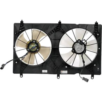 New Dual Cooling Fan Assembly Compatible With Honda Accord Lx 4 Cyl 2.4L Accord Value Package 4 Cyl
