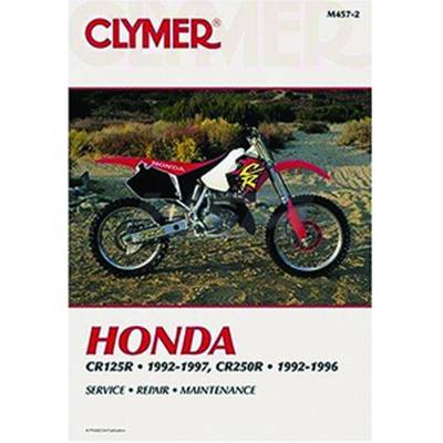 New Service Manual Compatible With Honda Cr 125 Hp Cr 250 Hp By M457-2