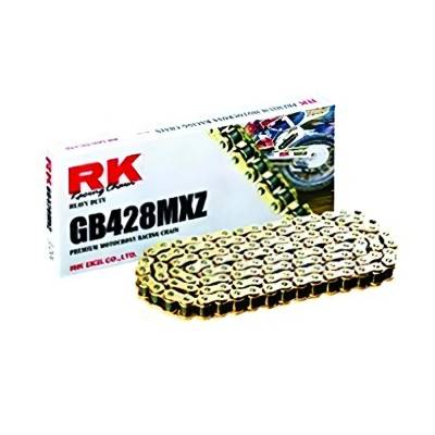 428 Heavy Duty Gold Mx/Sx Racing Chain 118 Link Compatible With Honda Cb125 Crf250l Yamaha Wr250r