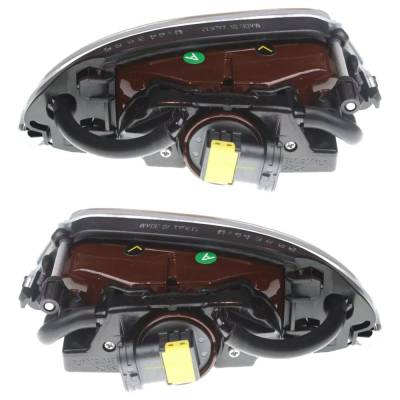 Rareelectrical - New Pair Of Daytime Running Lights Compatible With Mercedes-Benz Ml320 Ml430 Ml500 Ml350 1998-2005 - Image 1