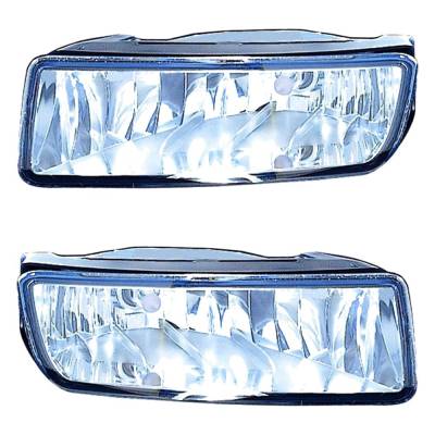 Rareelectrical - New Pair Of Daytime Running Lights Compatible With Ford Expedition Nbx Expedition 2004-2006 By Part - Image 1