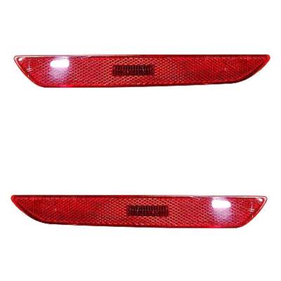 Rareelectrical - New Pair Of Daytime Running Lights Compatible With Ford Mustang 2015-2023 By Part Numbers Fr3z - Image 1