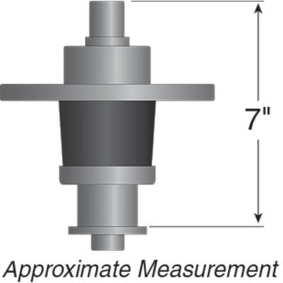 Rareelectrical - Commercial Spindle Assembly Compatible With Super Z Hustler Z Atz 52 60 66 72 Inch Deck Zero Turn - Image 2