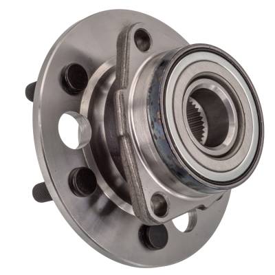 Front Hub Bearing Assembly Compatible With 1988-1991 Gmc K1500 3-Lug Without Abs 515002 Bolt-On