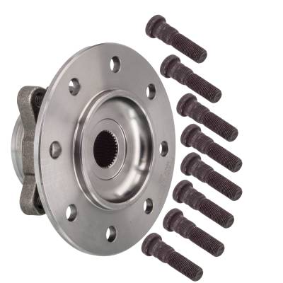 Front Hub Bearing Assembly Compatible With 1988-1994 Gmc K3500 8-Lug Without Abs 515037 Bolt-On
