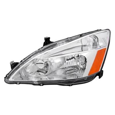 New Left Side Headlight Compatible With Honda Accord Lx Ex Sedan 2003-2007 By Part Number