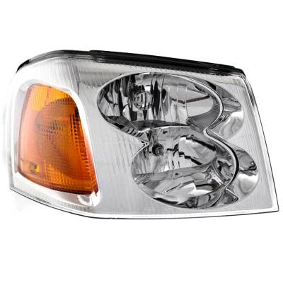 Right Passenger Headlight Assembly Compatible With 2004-2005 Gmc Envoy Xuv Sle Slt Sport Utility