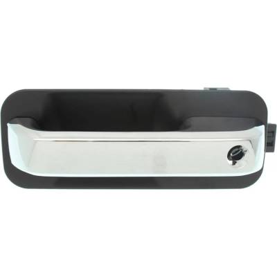 Rareelectrical - Front Left (Driver Side) Exterior Door Handle Compatible With 2015-2022 Ford F-150 Chrome Lever With - Image 5