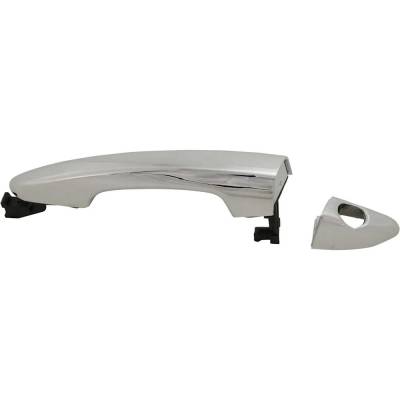 Rareelectrical - Front Driver Side Exterior Door Handle Compatible With 2015-2019 Hyundai Sonata Chrome With Key Hole - Image 4