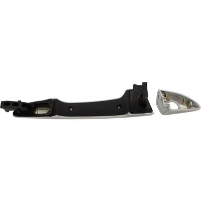 Rareelectrical - Front Driver Side Exterior Door Handle Compatible With 2015-2019 Hyundai Sonata Chrome With Key Hole - Image 5