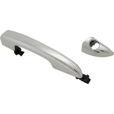 Rareelectrical - Front Left (Driver Side) Exterior Door Handle Compatible With 2015-2019 Hyundai Sonata Chrome With - Image 3