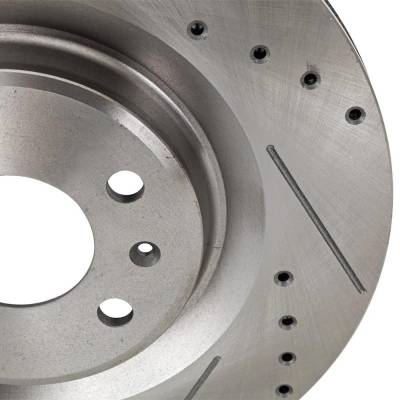 Rareelectrical - New Performance Brake Disc Compatible With Audi A4 Allroad Premium Plus 4 Cyl 2.0L A5 Sportback - Image 3