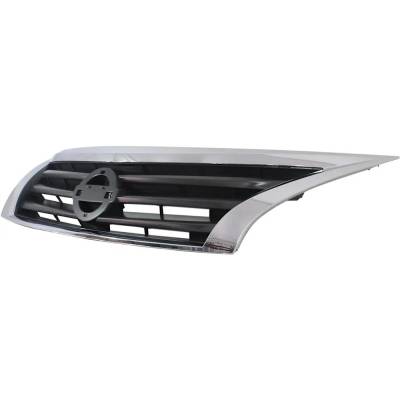 Rareelectrical - New Chrome Shell Grille Assembly Compatible With Nissan Altima Sv 6 Cyl 3.5L Altima Sl 6 Cyl 3.5L - Image 2
