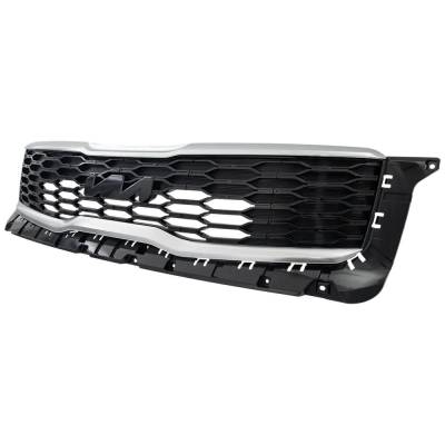 Rareelectrical - New Chrome Insert Grille Assembly Compatible With Kia Telluride Ex 6 Cyl 3.8L Telluride Lx 6 Cyl - Image 3