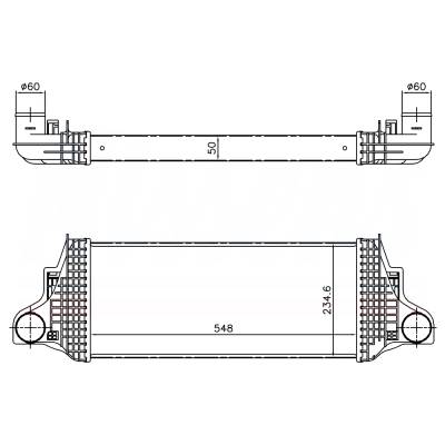Rareelectrical - Intercooler Compatible With 2006-2012 Mercedes-Benz R350 3.0L 3.5L V6 2515000000 A1645001900 Direct - Image 5