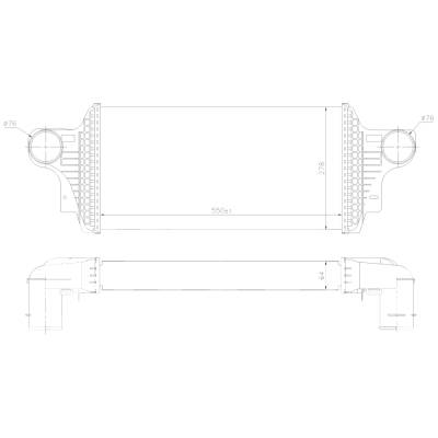 Rareelectrical - Intercooler Compatible With 2010-2016 Mercedes-Benz Gl350 Bluetec 4Matic 3.0L V6 Bluetec Diesel - Image 5