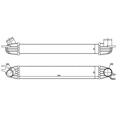 Rareelectrical - Intercooler Compatible With 2014-2021 Mini Cooper S F55 F56 2.0L L4 Turbo 17512751277 2751277 Direct - Image 6