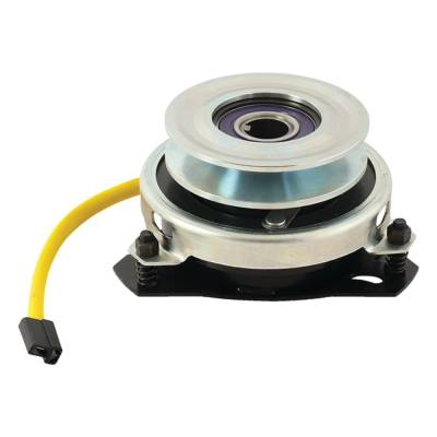 Rareelectrical - Electric Pto Clutch 1" Id 4-1/2" Pulley Clockwise 1/2" Or 5/8" Belt Width Compatible With Riding - Image 2
