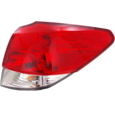 Tail Light Compatible With 2010-2014 Subaru Outback 2.5L 3.6L I4 Ej253/Fb25 Ez36d Right Passenger
