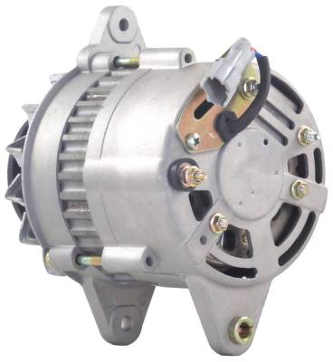 Rareelectrical - New Alternator Compatible With Ex120-2 Ex120-3 Excavator Isuzu 4Bd1t 3.9L 4Bg1 4.6L Diesel - Image 2