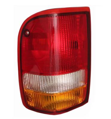 Left Driver Side Tail Light Lens Housing Compatible With 1993-1997 Ford Ranger Xl Xlt Stx Splash