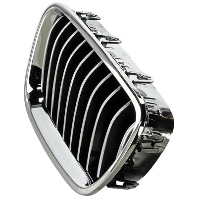 Rareelectrical - New Left Grille Assembly Compatible With Bmw Activehybrid 5 Base 6 Cyl 3.0L 528I Base 4 Cyl 2.0L - Image 3