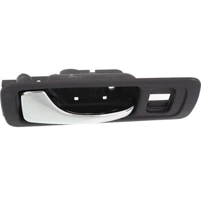 Rareelectrical - Front Driver Side Interior Door Handle Compatible With 1996-2004 Acura Rl Gray Bezel Chrome Lever - Image 4