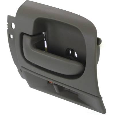 Rareelectrical - Front Driver Side Interior Door Handle Compatible With 2001-2004 Dodge Dakota Gray With Lock Button - Image 2