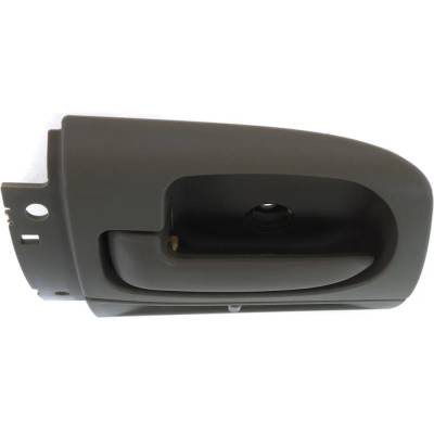 Rareelectrical - Front Driver Side Interior Door Handle Compatible With 2001-2004 Dodge Dakota Gray With Lock Button - Image 4