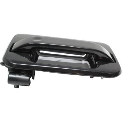 Rareelectrical - Left Rear Exterior Door Handle Compatible With 2004-2022 Ford F-150 Smooth Black Without Key Hole - Image 5