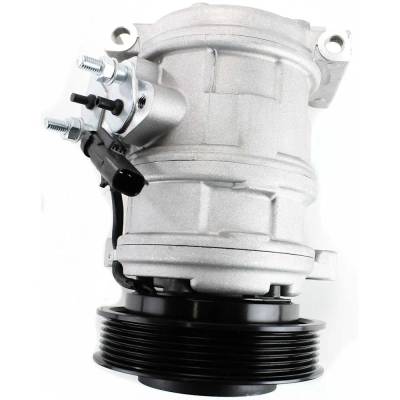 New 6-Groove Pulley A/C Compressor Compatible With Chrysler Dodge Grand Caravan El 6 Cyl 3.3L