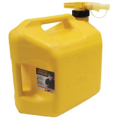 Rareelectrical - 5 Gallon Diesel Can Professional Quality Push Button Control Auto Flow Stop Compatible With No-Spill - Image 2