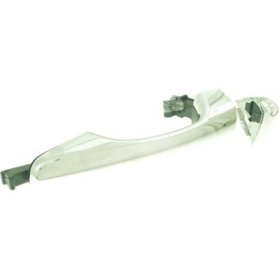 Rareelectrical - Front Driver Side Exterior Door Handle Compatible With 2013-2019 Hyundai Santa Fe Chrome With Key - Image 2