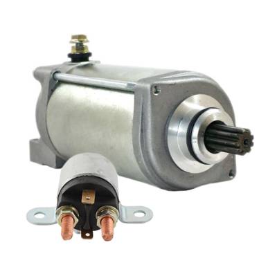 New Starter And Relay Compatible With Bombardier Atv Ds650 Baja Ds650x 711294351 711-294-351
