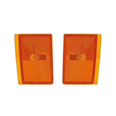 New Lower Side Marker Lights Pair Compatible With Gmc K1500 Suburban 5975195 Gm2551105