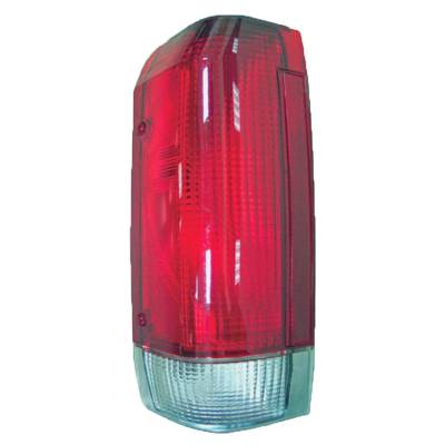 Tail Light Assembly Right Passenger Side Compatible With 1987-1989 Ford F-150 F-250 F-350 Bronco