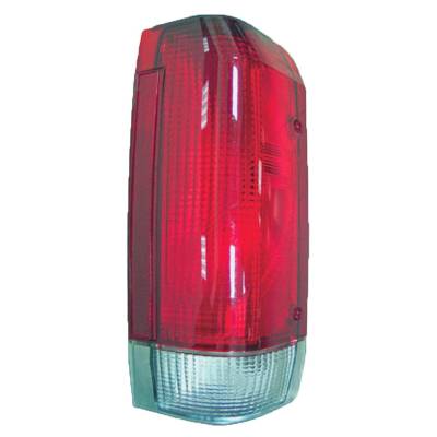 Left Driver Tail Light Compatible With 1987-1989 Ford F-150 F-250 F-350 Bronco Styleside Xl Xlt