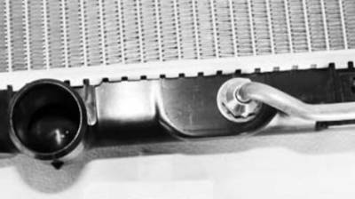 Rareelectrical - New Radiator Assembly Compatible With Mitsubishi 97-02 Mirage 1.5L 1.8L L4 1468Cc 1834Cc 90 Cid 2302 - Image 3