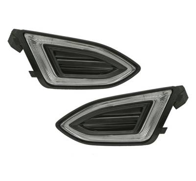 New Pair Of Parking Lights Compatible With Ford Edge 2015 2016 Fo2521192 Fo2520192 Ft4z 13200 B